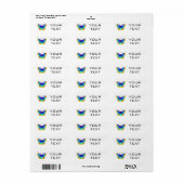 Rainbow Butterfly Peacock Eye (Vorne)