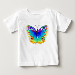 Rainbow Butterfly Peacock Eye Baby T-shirt