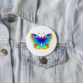 Rainbow Butterfly Peacock Eye Button (Beispiel)