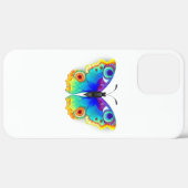 Rainbow Butterfly Peacock Eye Case-Mate iPhone Hülle (Hinten (horizontal))