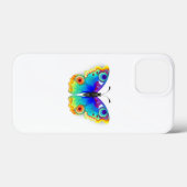 Rainbow Butterfly Peacock Eye Case-Mate iPhone Hülle (Rückseite (Horizontal))