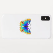 Rainbow Butterfly Peacock Eye Case-Mate iPhone Hülle (Rückseite (Horizontal))