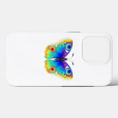 Rainbow Butterfly Peacock Eye Case-Mate iPhone Hülle (Rückseite (Horizontal))