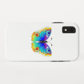 Rainbow Butterfly Peacock Eye Case-Mate iPhone Hülle (Rückseite (Horizontal))