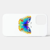 Rainbow Butterfly Peacock Eye Case-Mate iPhone Hülle (Rückseite (Horizontal))