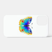 Rainbow Butterfly Peacock Eye Case-Mate iPhone Hülle (Rückseite (Horizontal))