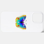 Rainbow Butterfly Peacock Eye Case-Mate iPhone Hülle (Rückseite (Horizontal))