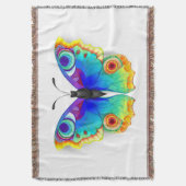 Rainbow Butterfly Peacock Eye Decke (Vorderseite Vertikal)