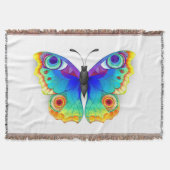 Rainbow Butterfly Peacock Eye Decke (Vorderseite)