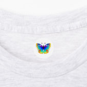 Rainbow Butterfly Peacock Eye Etiketten (Befestigt)