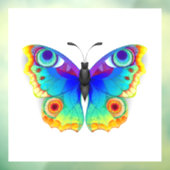 Rainbow Butterfly Peacock Eye Fensteraufkleber (Blatt 3)