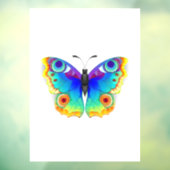 Rainbow Butterfly Peacock Eye Fensteraufkleber (Blatt 3)