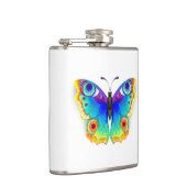 Rainbow Butterfly Peacock Eye Flachmann (Rechts)