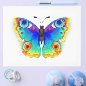 Rainbow Butterfly Peacock Eye Flyer (Einzeln)