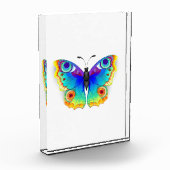 Rainbow Butterfly Peacock Eye Fotoblock (Links)