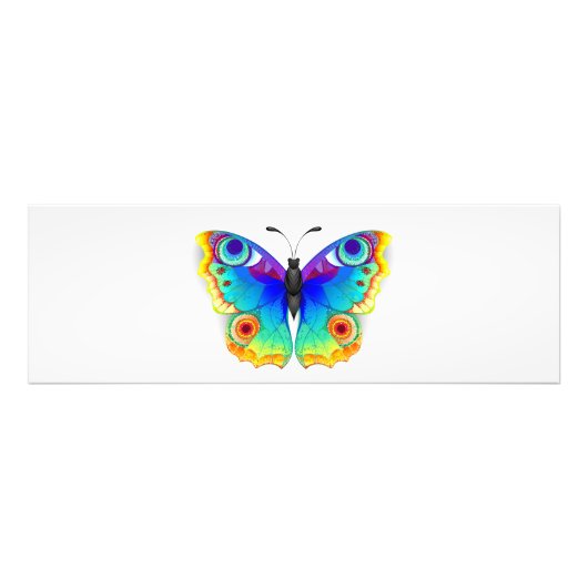 Rainbow Butterfly Peacock Eye Fotodruck (Vorne)