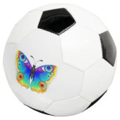 Rainbow Butterfly Peacock Eye Fußball (Dreiviertel)