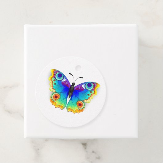 Rainbow Butterfly Peacock Eye Geschenkanhänger (Beispiel)