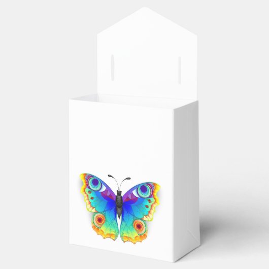 Rainbow Butterfly Peacock Eye Geschenkschachtel (Geöffnet)