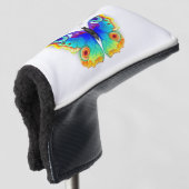 Rainbow Butterfly Peacock Eye Golf Headcover (3/4 Vorderseite)