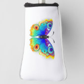 Rainbow Butterfly Peacock Eye Golf Headcover (Rotieren 90)