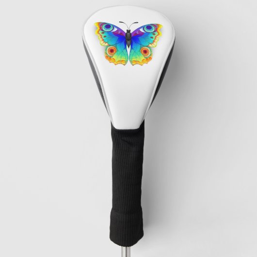 Rainbow Butterfly Peacock Eye Golf Headcover (Vorderseite)