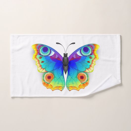 Rainbow Butterfly Peacock Eye Handtuch (Handtuch)