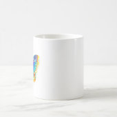 Rainbow Butterfly Peacock Eye Kaffeetasse (Mittel)