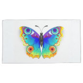 Rainbow Butterfly Peacock Eye Kissenbezug (Vorderseite-Rechts)