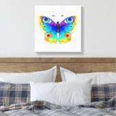 Rainbow Butterfly Peacock Eye Leinwanddruck (Insitu (Schlafzimmer))