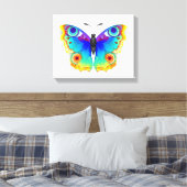 Rainbow Butterfly Peacock Eye Leinwanddruck (Insitu (Schlafzimmer))