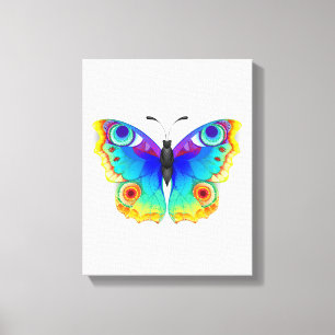 Rainbow Butterfly Peacock Eye Leinwanddruck