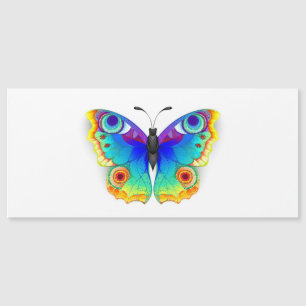 Rainbow Butterfly Peacock Eye Magneteinladung