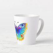 Rainbow Butterfly Peacock Eye Milchtasse (Rechte Ecke)