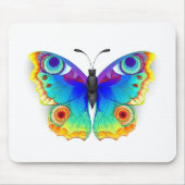 Rainbow Butterfly Peacock Eye Mousepad (Vorne)