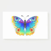 Rainbow Butterfly Peacock Eye Post-it Klebezettel (Vorderseite)