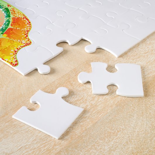 Rainbow Butterfly Peacock Eye Puzzle (Seite)