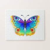 Rainbow Butterfly Peacock Eye Puzzle (Horizontal)