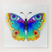 Rainbow Butterfly Peacock Eye Puzzle (Horizontal)