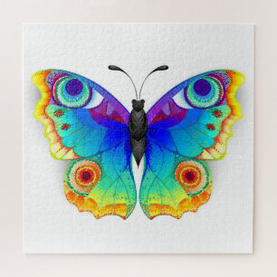 Rainbow Butterfly Peacock Eye Puzzle