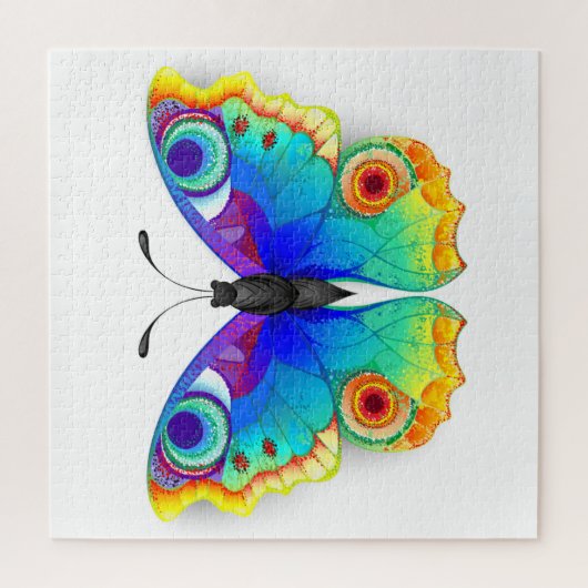 Rainbow Butterfly Peacock Eye Puzzle (Vertikal)