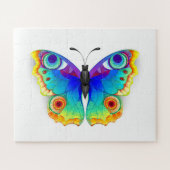 Rainbow Butterfly Peacock Eye Puzzle (Horizontal)