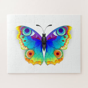 Rainbow Butterfly Peacock Eye Puzzle