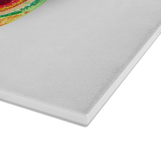 Rainbow Butterfly Peacock Eye Schneidebrett (Ecke)