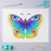 Rainbow Butterfly Peacock Eye Seidenpapier (Basteln)
