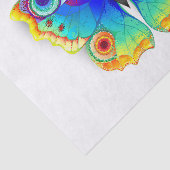 Rainbow Butterfly Peacock Eye Seidenpapier (Ausschnitt)