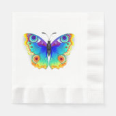 Rainbow Butterfly Peacock Eye Serviette (Vorderseite)