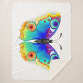 Rainbow Butterfly Peacock Eye Sherpadecke (Vorderseite)