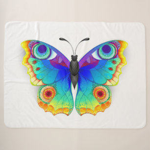 Rainbow Butterfly Peacock Eye Sherpadecke