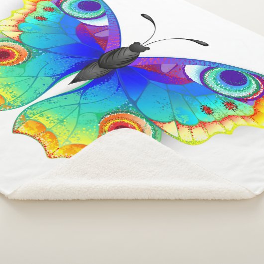 Rainbow Butterfly Peacock Eye Sherpadecke (3/4)